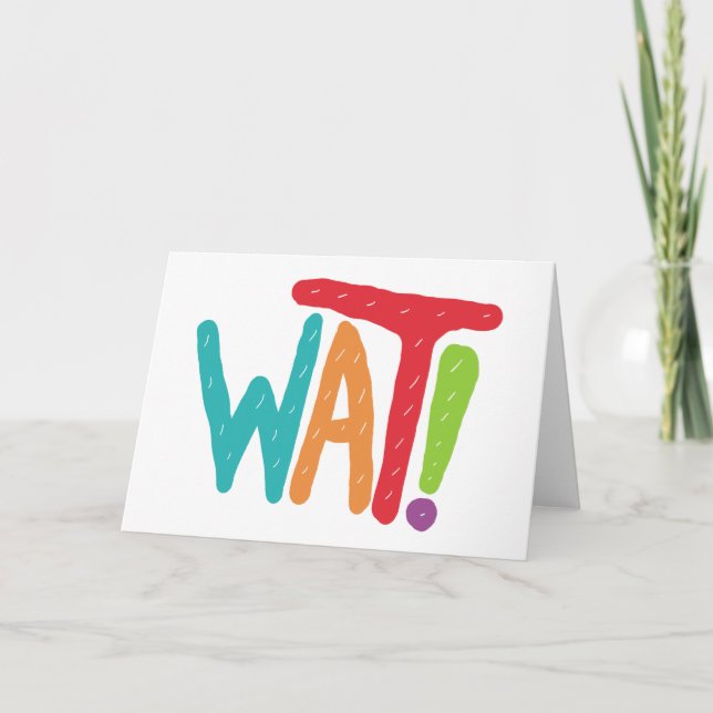 Tarjeta Festiva ¡Qué! (Anverso)