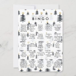 Tarjeta Festiva Qué Año Maravilla Un Año Navidades De Bingo Cuaren