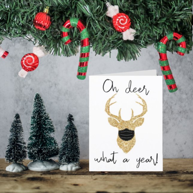 Tarjeta Festiva ¡Qué Año! Navidades divertidos (Subido por el creador)
