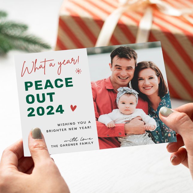 Tarjeta Festiva ¡Qué Año! ¡Paz en 2022! (Subido por el creador)