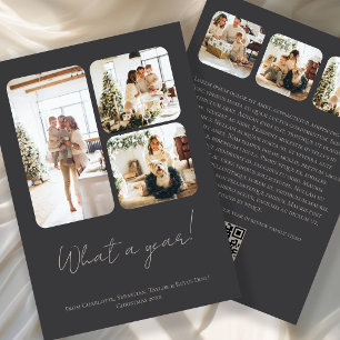Tarjeta Festiva Qué código QR de texto con foto personalizado para