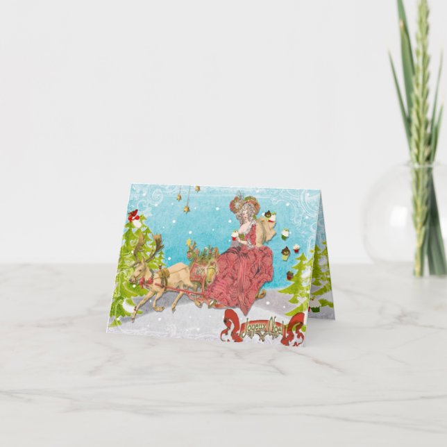 Tarjeta Festiva Que coman pasteles para Navidades 2 (Anverso)