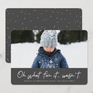 Tarjeta Festiva Qué divertido que no fuera divertido 2022