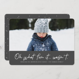 Tarjeta Festiva Qué divertido que no fuera divertido 2022