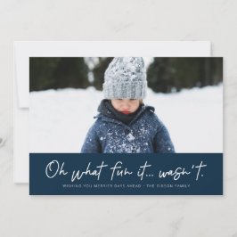 Tarjeta Festiva Qué divertido que no fuera divertido la marina de