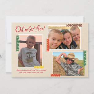 Tarjeta Festiva ¡Qué divertido! Washington Frames Holiday 3-Foto