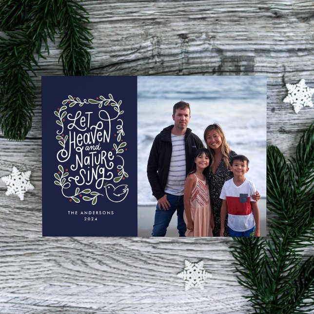 Tarjeta Festiva Que el cielo y la naturaleza canten la foto (Subido por el creador)