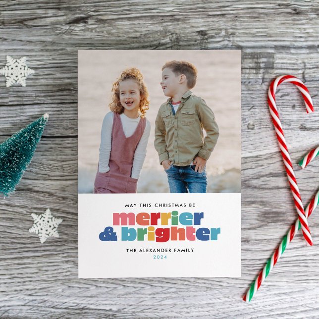 Tarjeta Festiva Que estos Navidades sean más y más brillantes (Subido por el creador)