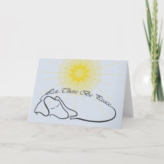 Tarjeta Festiva Que haya paz