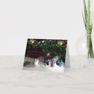 Tarjeta Festiva Que los Navidades Calienten Su Corazón