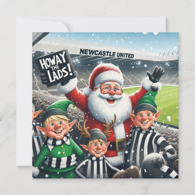 Tarjeta Festiva ¡Qué Santa! (Anverso)