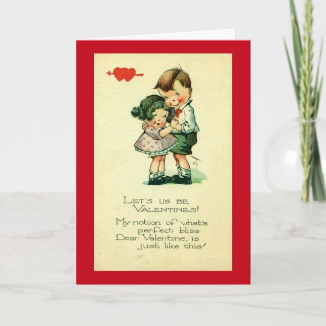 Tarjeta Festiva Que seamos San Valentín (Anverso)