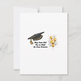 Tarjeta Festiva Que Su Gorra Vuele Tan Alto Como Sus Sueños