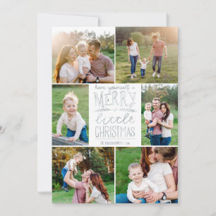 Tarjeta Festiva Que te tengas a tus Navidades seis fotos