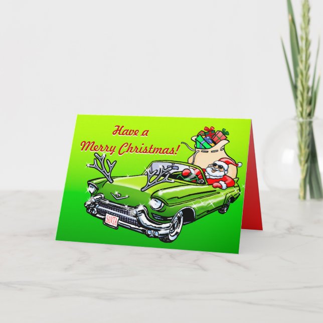 Tarjeta Festiva ¡Que tengas una Feliz Navidad! (Anverso)