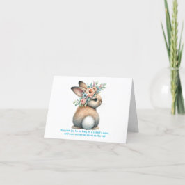 Tarjeta Festiva Que tu alegría sea tan larga como las orejas de un