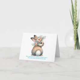 Tarjeta Festiva Que tu alegría sea tan larga como las orejas de un