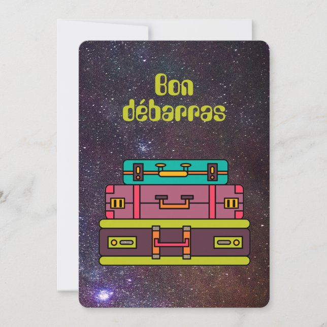Tarjeta Festiva Quebecosis retro divertido (Anverso)