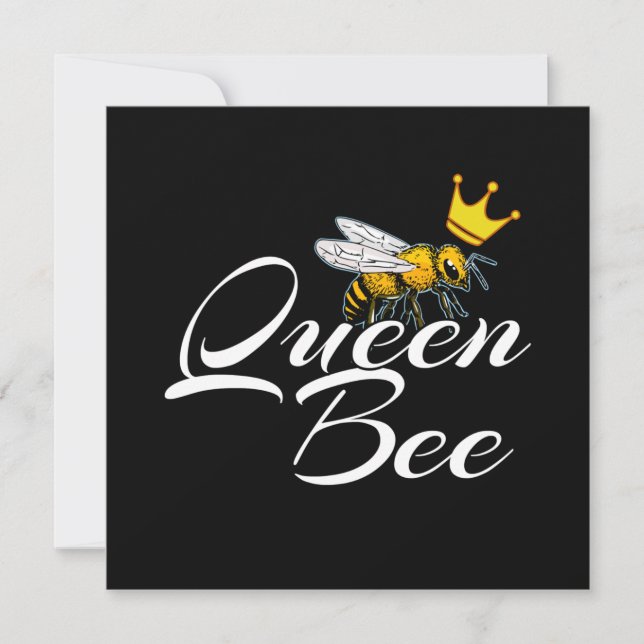 Tarjeta Festiva Queen Bee | Regalo Para Mujeres | Regalos para el  (Anverso)