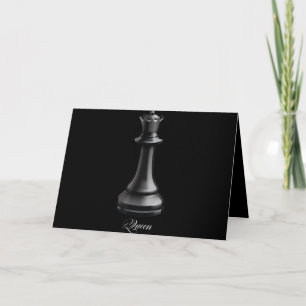 Tarjeta Festiva Queen Chess Piece Halloween Costume Chess Lover
