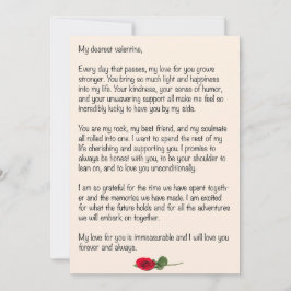 Tarjeta Festiva Queridísimo San Valentín 