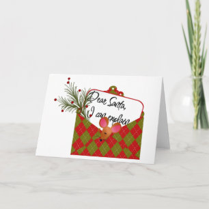 Tarjeta Festiva Querido Santa... Puedo Explicar