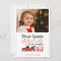 Queridos Navidades de la lista Santa Naughty One