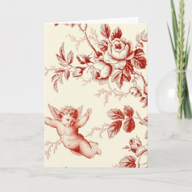 Tarjeta Festiva Querube el amor (Anverso)