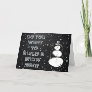 TARJETA FESTIVA ¿QUIERES CONSTRUIR A UN HOMBRE NOVEDOSO?