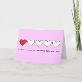 Tarjeta Festiva Quiero pasar mi vida contigo