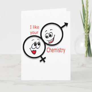 TARJETA FESTIVA QUÍMICA