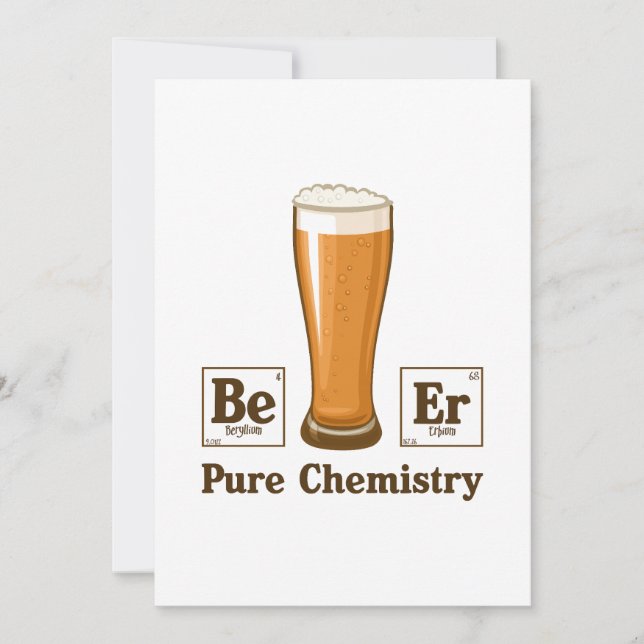 Tarjeta Festiva Química pura (Anverso)