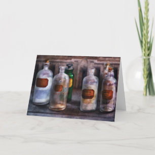 Tarjeta Festiva Química - Soluciones saturadas