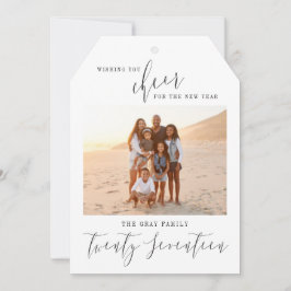 TARJETA FESTIVA QUISIÉNDOTE MÁS ACOGEDOR PARA EL AÑO NUEVO.