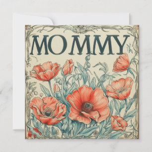 Tarjeta Festiva Radiancia de mamá: Momentos apreciados