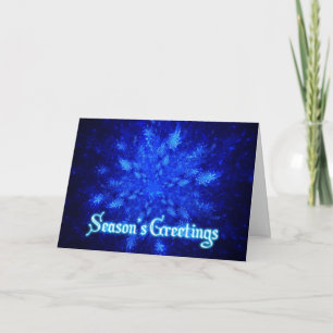 Tarjeta Festiva Ráfaga de nieve