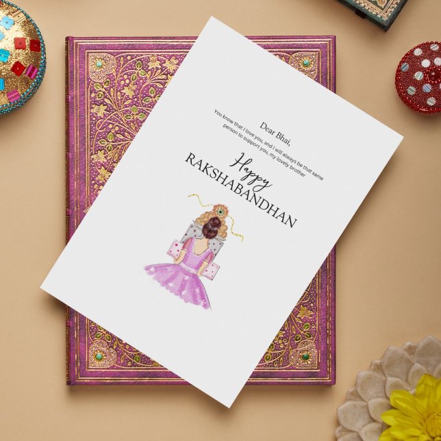Tarjeta Festiva rakhi feliz, rakshabandhan, festival indio, (Subido por el creador)