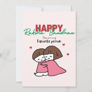 Tarjeta Festiva Raksha Bandhan