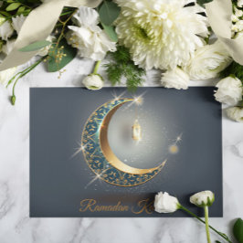 Tarjeta Festiva Ramadán Kareem Ramadán Mubarak