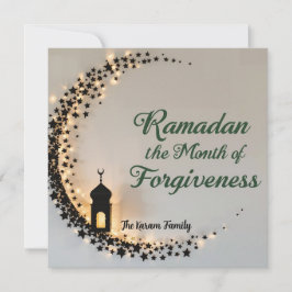 Tarjeta Festiva Ramadan Kareem theme personalized gift paper