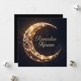 Tarjeta Festiva Ramdan Kareem Personalized Holiday  Card