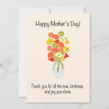 Ramo de flores del Día de la Madre