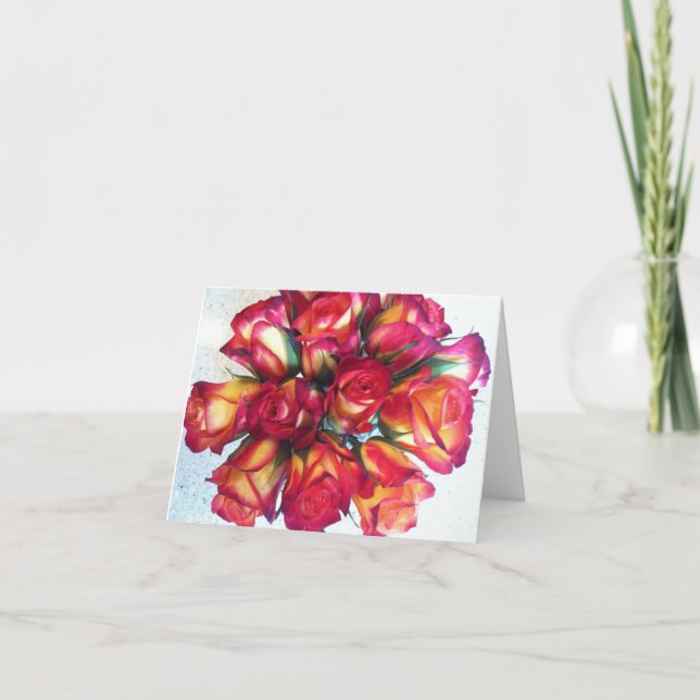 Tarjeta Festiva Ramo Notecards (Anverso)