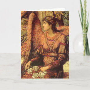 Tarjeta Festiva Rampartes de la casa de Dios, Ángel de John Strudw