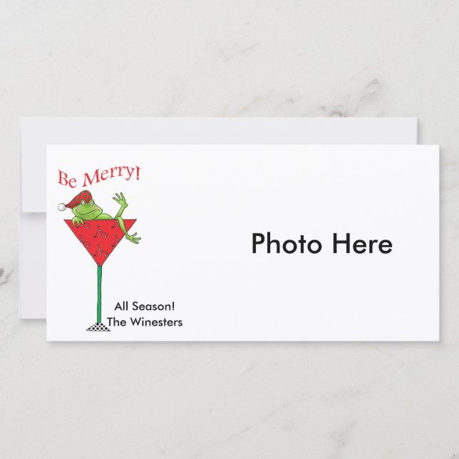 Tarjeta Festiva Rana Achispada-tini's (Anverso)