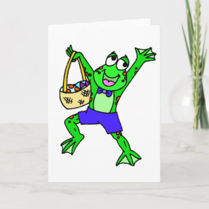 Tarjeta Festiva Rana de Pascua