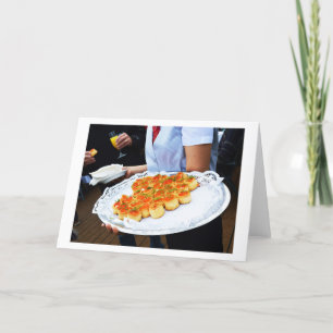 Tarjeta Festiva Rana de salmón en Rusia