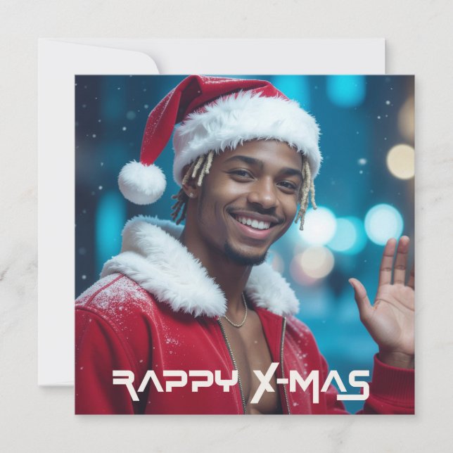 TARJETA FESTIVA RAPPY X-MAS (Anverso)