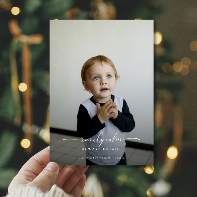 Tarjeta Festiva Rara vez es gracioso que los niños siempre brillan (Subido por el creador)