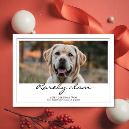 Tarjeta Festiva Rarely Christmas Labrador Dog Card